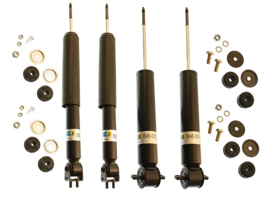 Bilstein B4 Front & Rear Shock Absorbers Kit For Mercedes R107 C107 380SL 450SL - Image 1 of 1