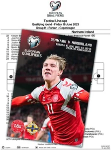 DENMARK v NORTHERN IRELAND 16 June 2023 Q EURO-2024 FAN 16 pages + OFFICIAL LU - Picture 1 of 2