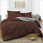Ultimate Duvet Collection 1000Tc Egyptian Cotton Select Au Size Chocolate Solid