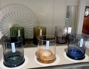 Galbiati Milano - Set 6 Bicchieri Acqua Timbro Multicolore Galbiati - Vetro - Foto 1 di 1