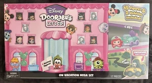 Disney Doorables Let's Go On Vacation Mega Set, 15 Figures 2 Vehicles Age 5+ NEW - Picture 1 of 24