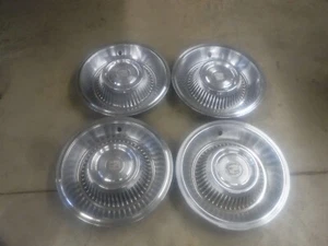1963,64 Cadillac Hub Caps Used OEM Set Of 4 - Picture 1 of 18