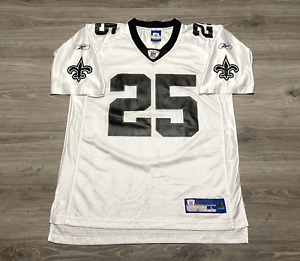 Reggie Bush #25 New Orleans Saints NFL Vintage Reebok Jersey Men's Size L White