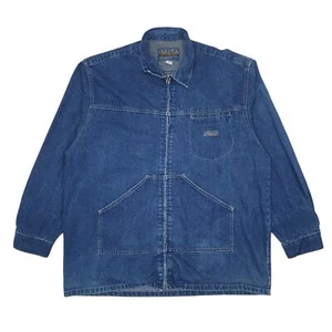 MARITHE & FRANCOIS GIRBAUD Jeansjacke Mantel Vintage 90s Stone Washed Herren XL - Bild 1 von 8