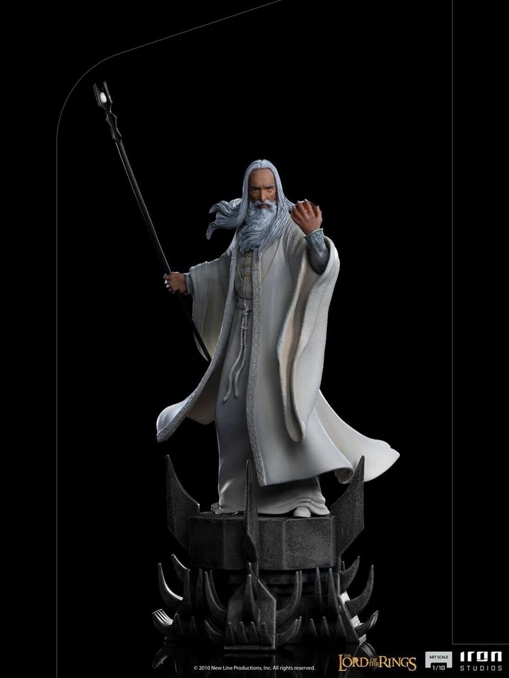 Saruman The Lord of the Rings 1 10 Scale Statue by Iron Studios