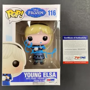 Idina Menzel signed Disney Frozen Young Elsa Funko Pop! autograph ~ PSA/DNA COA - Picture 1 of 7