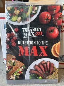 Insanity Max 30 Nutrition To The Max Guide New Sealed - Picture 1 of 2