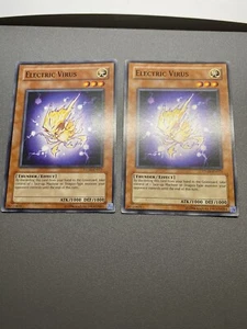 Yu-Gi-Oh! 2X Electric Virus Common Unlimited STON-EN021 HP - Picture 1 of 6