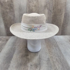 Vintage 1993 Greg Norman Straw Hat Shark Masters Practice Round April 5th  USA - Picture 1 of 9