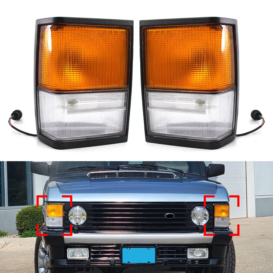 1 Pair Front Corner Light Side Corner Lamp For Land Rover Range Rover 1971-1986 - Image 1 of 4