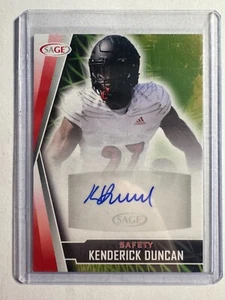 K294,180 - 2022 SAGE HIT Autographs Red #AKD Kenderick Duncan Auto - Picture 1 of 1