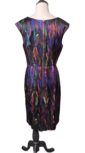 Milly of New York Colorful Silk Sleeveless Dress Size 8 - Picture 1 of 5