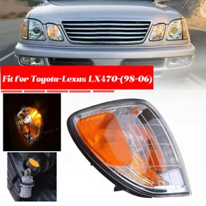 Right Side Fits Lexus LX470 98~07 w/bulb Marker Lamp Corner Parking Signal Light - Bild 1 von 8