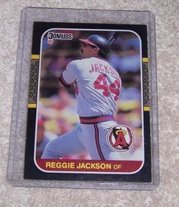 1987 Donruss Reggie Jackson Baseball Card - Picture 1 of 2