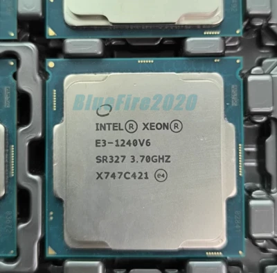 Intel Xeon E3-1240 V6 LGA1151 CPU Processor 4 Core 3.7GHz 8MB SR327 E3-1240V6 - Image 1 of 4