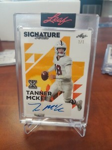 TANNER MCKEE 2023 LEAF SIGNATURE SERIES AUTOGRAPH #D 1/1 AUTO