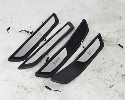 BMW 750i 2009-2012 cubierta de puerta iluminada cubiertas de umbral moldura con luz OEM Foto 1 de 2