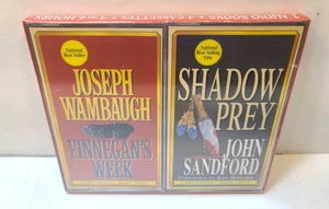 Audio Books Cassette Lot of 4 by John Sandford and Joseph Wambaugh, New - Bild 1 von 13