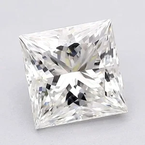 Loose Lab Grown CVD Diamond Princess D Color IF CLARITY Certified Diamond 1.10Ct - Picture 1 of 6