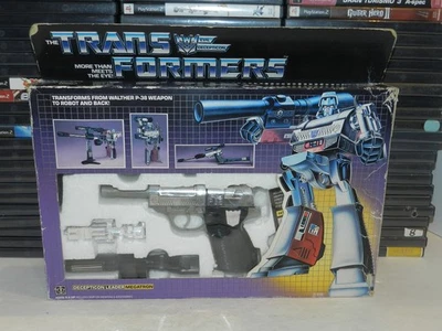 G1 Transformers Decepticon Leader Megatron con Caja 100% Completo con Caja Foto 1 de 4