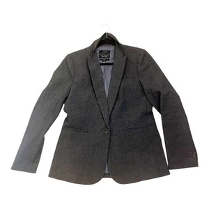 Neu mit Etikett J. Crew Damen Parke Blazer grau Stretch Wolle Größe 8  - Bild 1 von 7