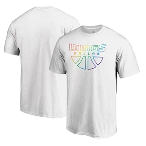 Unisex White Dallas Wings Team Pride Wordmark T-Shirt - Picture 1 of 3