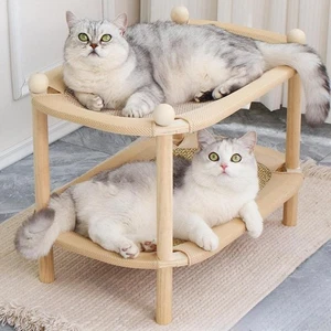Double Layer Cat Scratching Board Wear Resistant Resting Hammock Interactive Toy - Picture 1 of 7