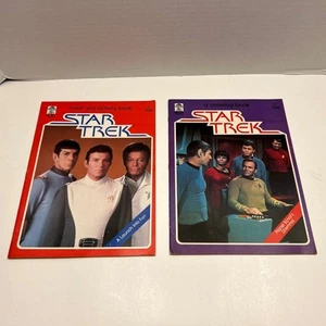 Lot of 2 - 1979 STAR TREK coloring and activity books - Unused - Merrigold Press - Picture 1 of 4