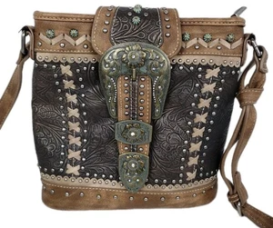 Montana West Türkis Akzent Bestickt Handtasche Western Vintage Look - Bild 1 von 24