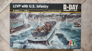 ✅ ITALERI 6524 - Scala 1 : 35 LCVP with U.S. INFANTRY Stati Uniti S.G.М. - Foto 1 di 14