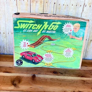 Juego de autos Mattel Switch N Go GT 1965 - coche en funcionamiento - completo con caja - Imagen 1 de 6