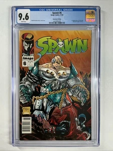 Spawn #6 CGC 9.6 Edición Quiosco 1ª Aplicación Over-Kill & Tony Twist, McFarlane - Imagen 1 de 11