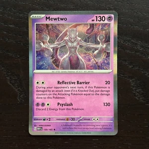 Mewtwo 150/165 Pokemon 151 Scarler & Violet Holo Rare Card NM - Picture 1 of 2