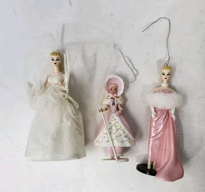 Hallmark Barbie Keepsake Ornaments Lot of 3 Enchanted Evening Wedding Day Dolls - Picture 1 of 9