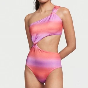 Victoria's Secret Swim Twist Monokini Einteiler Badeanzug Gr. M Sunset Ombré - Bild 1 von 8