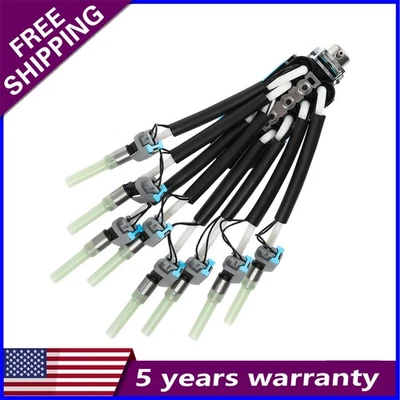 Inyector de combustible Spider Vortec para camioneta Chevy GMC 8 puertos FJ504 5,0 L 5,7 L 89060440 Foto 1 de 4