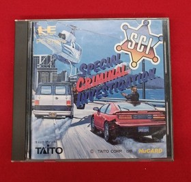 TAITO SPECIAL CRIMINAL INVESTIGATION PC Engine HUCARD