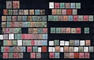 British India & Faridkot Chamba Gwalior etc. QV stamps M&U on 2sides c£1k+ i669 - Picture 1 of 1