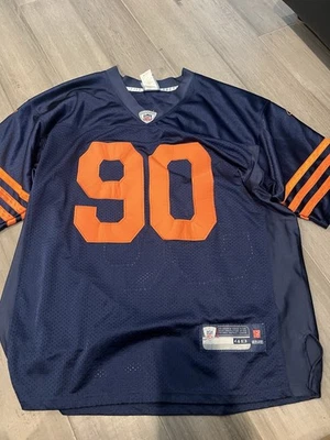 Camiseta deportiva para hombre Julius Peppers Chicago Bears On Field Reebok #90 talla 48 Foto 1 de 4