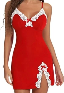 Nuevo Sexy Camisón Mujer Rojo con Encaje Bebé Muñeca Grande - Imagen 1 de 4