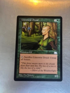 Llanowar Druid MP Weatherlight Vintage Magic Cards, COMBINED SHIPPING - Picture 1 of 2