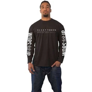 Camiseta manga larga con logotipo de banda de adoración Sleep Token - Imagen 1 de 4