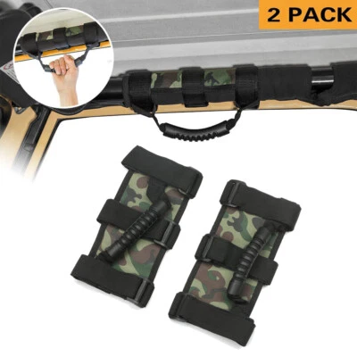Для Jeep Wrangler JT JL JK TJ YJ (пара) рулон бар захват ручки камуфляж - Изображение 1 из 4