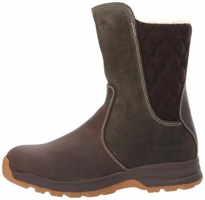 Botas femininas Woolrich Palmerton Trail couro inverno impermeável Java tamanho 8 - Imagem 1 de 4