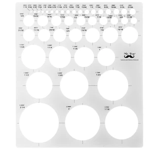 French Curve and Template Ruler Set, 6 Pieces - Picture 1 of 12