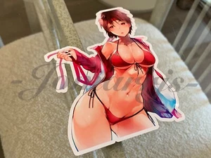 Street Fighter - Anime - Sakura Kasugano Bikini Sonne Spaß Aufkleber Sticker Vinyl #a - Bild 1 von 7