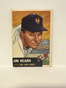 1953 Topps - #38 Jim Hearn Crease VG- - Bild 1 von 2