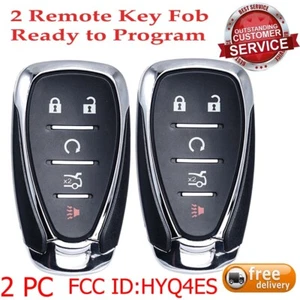 2 For 2021 2022 2023 Chevrolet Camaro Malibu 6Button Smart Romote Key Fob HYQ4ES - Foto 1 di 7