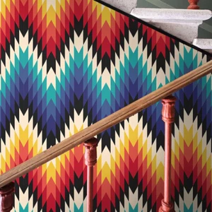 8 X Luxury Designer Wall Paper Sheets Feature Aztec Geometric Tribal Living Room - Picture 1 of 12