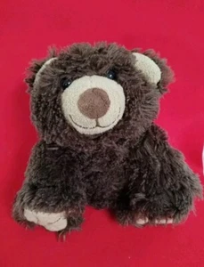 Unipak Chubby Furry Grizzly Bear Brown Plush 8" Friendly Teddy Stuffed Animal - Picture 1 of 12